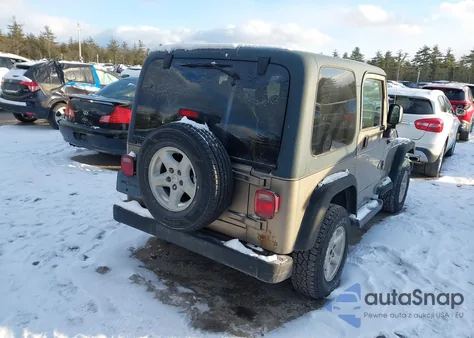 2003 Jeep Wrangler Sport from USA, damaged, VIN 1J4FA49SX3P307605